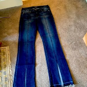 Liverpool fashion, bootcut jean. Never worn. Sz 27. 32” inseam. 9” front slit.